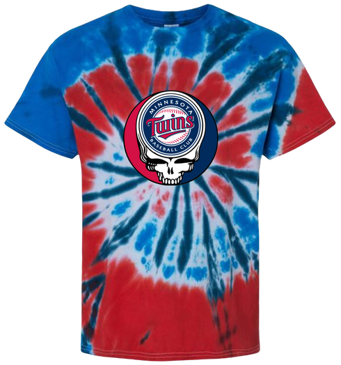 Minnesota Twins Stealie Tie-Dye T-Shirt