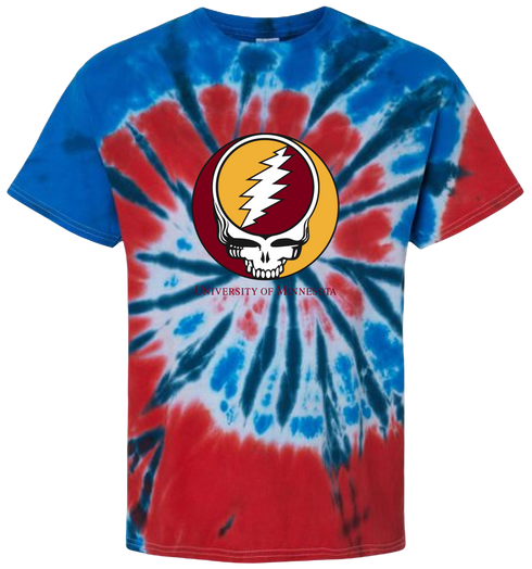 University of Minnesota Stealie Tie-Dye T-Shirt