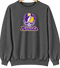 Minnesota Helmet Stealie Premium Unisex Crewneck — Minnesota Vikings — Dark Heather