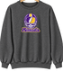 Minnesota Helmet Stealie Premium Unisex Crewneck — Minnesota Vikings — Dark Heather