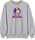 Minnesota Helmet Stealie Premium Unisex Crewneck — Minnesota Vikings — Sport Grey