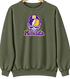 Minnesota Helmet Stealie Premium Unisex Crewneck — Minnesota Vikings — Military Green