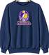 Minnesota Helmet Stealie Premium Unisex Crewneck — Minnesota Vikings — Navy