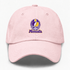 Minnesota Helmet Stealie Premium Unisex Dad Hat — Minnesota Vikings — Pink