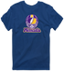 Minnesota Helmet Stealie Premium Unisex T-Shirt — Minnesota Vikings — Navy