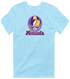 Minnesota Helmet Stealie Premium Unisex T-Shirt — Minnesota Vikings — Light Blue