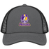 Minnesota Helmet Stealie Premium Unisex Trucker Cap — Minnesota Vikings — Charcoal/Black