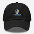 Mississippi Stealie Premium Unisex Dad Hat — Design: Mississippi College — Black