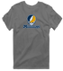 Mississippi Stealie Premium Unisex T-Shirt — Design: Mississippi College — Charcoal