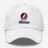 Mississippi Stealie Premium Unisex Dad Hat — Design: Mississippi University of — White