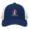 Mississippi Stealie Premium Unisex Trucker Cap — Design: Mississippi University of — Navy/White