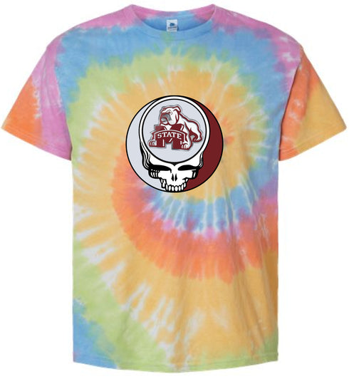 Mississippi State University Stealie Tie-Dye T-Shirt
