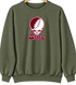 Mississippi State Stealie Premium Unisex Crewneck — Design: Mississippi State University — Military Green