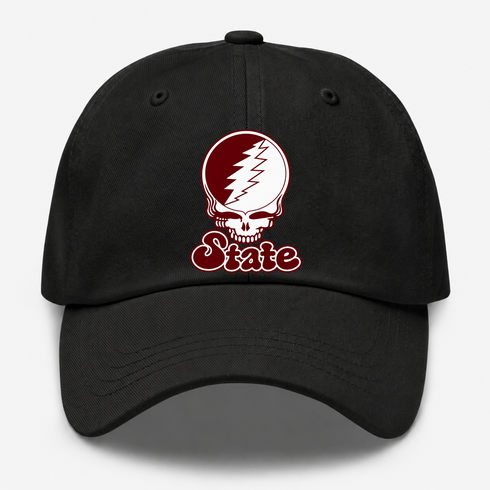 Missouri Stealie Premium Unisex Dad Hat — Design: Missouri State University — Black