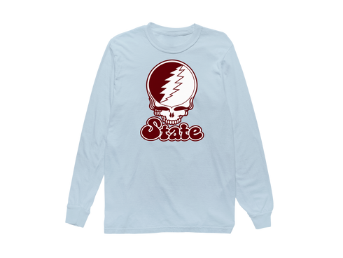 Missouri Stealie Premium Unisex Long-Sleeve — Design: Missouri State University — Chambray