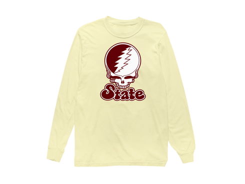 Missouri Stealie Premium Unisex Long-Sleeve — Design: Missouri State University — Butter
