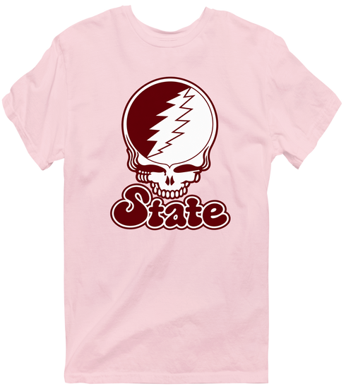 Missouri Stealie Premium Unisex T-Shirt — Design: Missouri State University — Light Pink