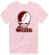 Missouri Stealie Premium Unisex T-Shirt — Design: Missouri State University — Light Pink