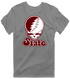 Missouri Stealie Premium Unisex T-Shirt — Design: Missouri State University — Dark Heather
