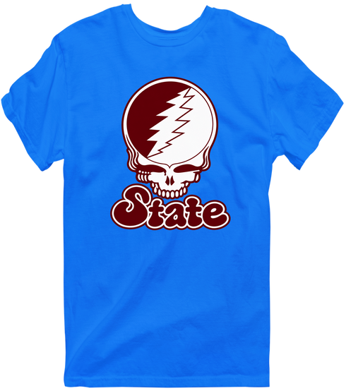 Missouri Stealie Premium Unisex T-Shirt — Design: Missouri State University — Royal