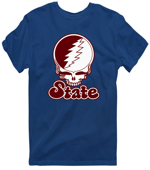 Missouri Stealie Premium Unisex T-Shirt — Design: Missouri State University — Navy