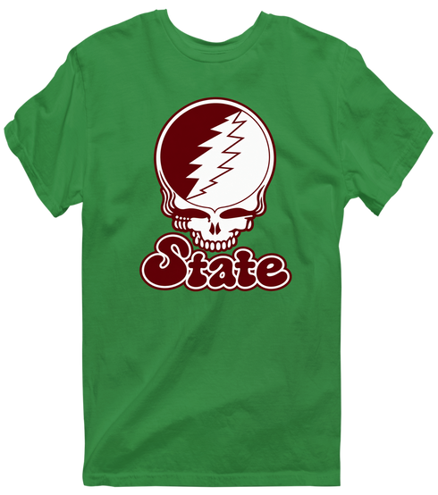 Missouri Stealie Premium Unisex T-Shirt — Design: Missouri State University — Irish Green