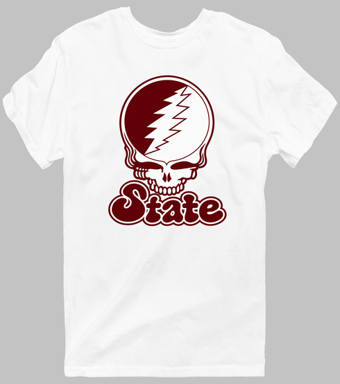 Missouri Stealie Premium Unisex T-Shirt — Design: Missouri State University — White