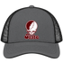 Missouri Stealie Premium Unisex Trucker Cap — Design: Missouri State University — Charcoal/Black