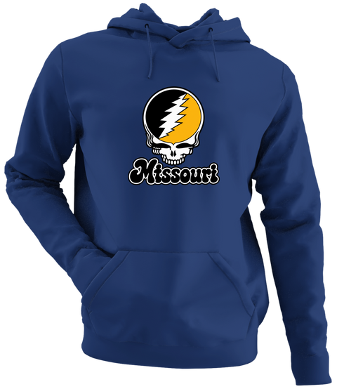 Missouri Stealie Premium Unisex Hoodie — Design: Missouri University of — Navy