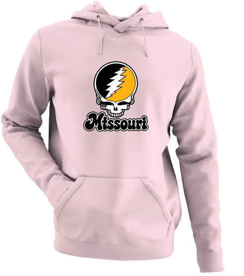 Missouri Stealie Premium Unisex Hoodie — Design: Missouri University of — Light Pink