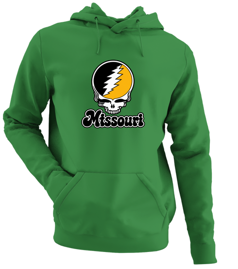 Missouri Stealie Premium Unisex Hoodie — Design: Missouri University of — Irish Green
