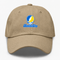 Kansas City Stealie Premium Unisex Dad Hat — Design: Missouri-Kansas City University of — Khaki