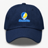 Kansas City Stealie Premium Unisex Dad Hat — Design: Missouri-Kansas City University of — Navy