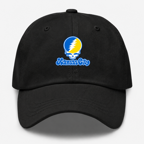 Kansas City Stealie Premium Unisex Dad Hat — Design: Missouri-Kansas City University of — Black