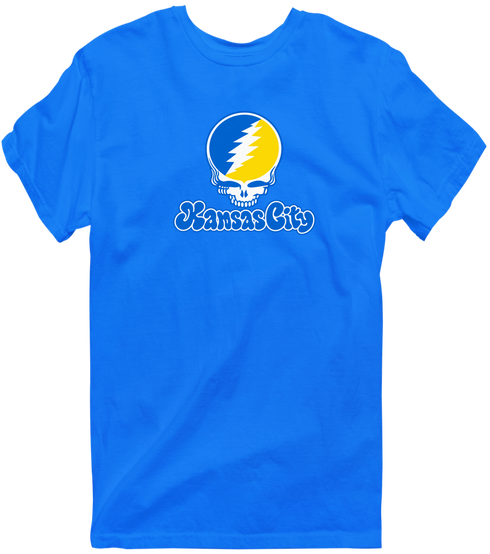 Kansas City Stealie Premium Unisex T-Shirt — Design: Missouri-Kansas City University of — Royal