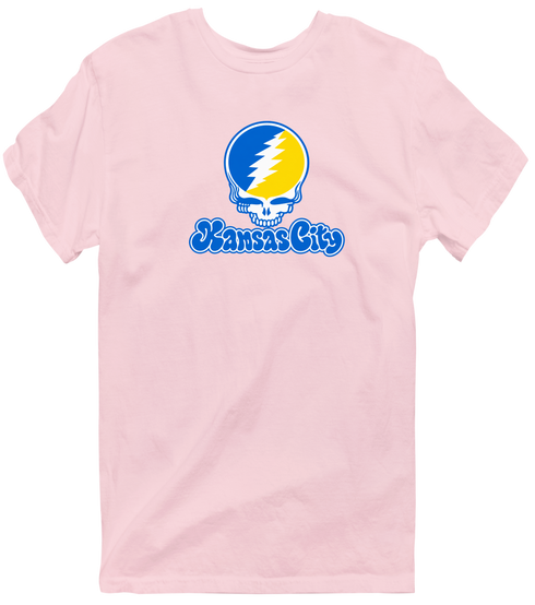 Kansas City Stealie Premium Unisex T-Shirt — Design: Missouri-Kansas City University of — Light Pink