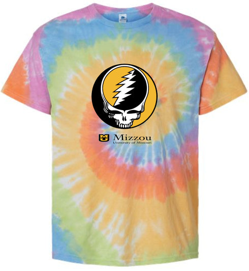 University of Missouri Stealie Tie-Dye T-Shirt