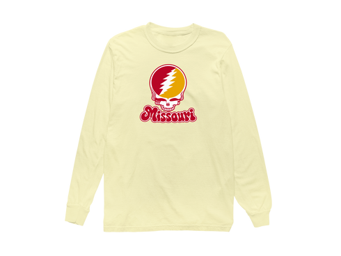 Missouri Stealie Premium Unisex Long-Sleeve — Design: Missouri-St. Louis University of — Butter