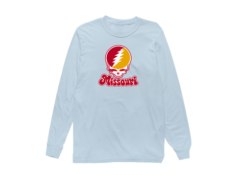 Missouri Stealie Premium Unisex Long-Sleeve — Design: Missouri-St. Louis University of — Chambray
