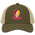 Missouri Stealie Premium Unisex Trucker Cap — Design: Missouri-St. Louis University of — Moss/Khaki