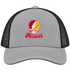 Missouri Stealie Premium Unisex Trucker Cap — Design: Missouri-St. Louis University of — Heather Grey/Black