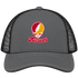 Missouri Stealie Premium Unisex Trucker Cap — Design: Missouri-St. Louis University of — Charcoal/Black