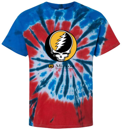 University of Missouri Stealie Tie-Dye T-Shirt