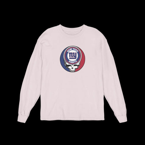 New York Giants Grateful Dead Long Sleeve Tee StealieShop