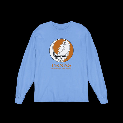 University of Texas Grateful Dead Long Sleeve Tee StealieShop