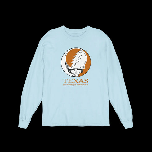 University of Texas Grateful Dead Long Sleeve Tee StealieShop