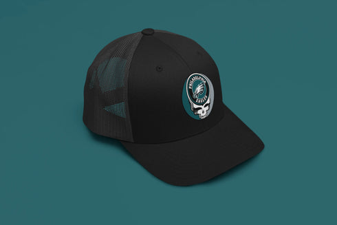 Grateful Dead - Philadelphia Eagles Stealie Trucker Hat - StealieShop