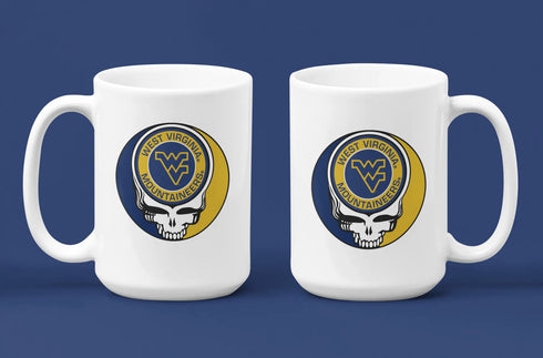 Grateful Dead - West Virginia University Stealie 15 Ounce Coffee Mug - StealieShop