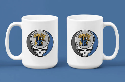 Grateful Dead - University of Kentucky Stealie 15 Ounce Coffee Mug - StealieShop