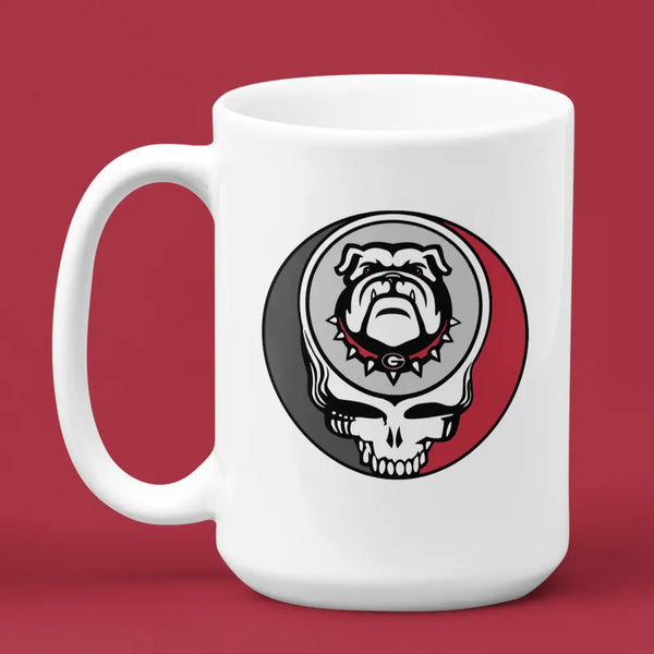 Grateful Dead - University of Georgia Stealie 15 Ounce Coffee Mug - StealieShop